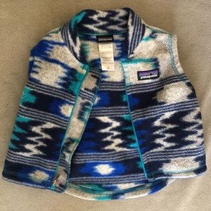 Patagonia sleep vest for baby boy girl